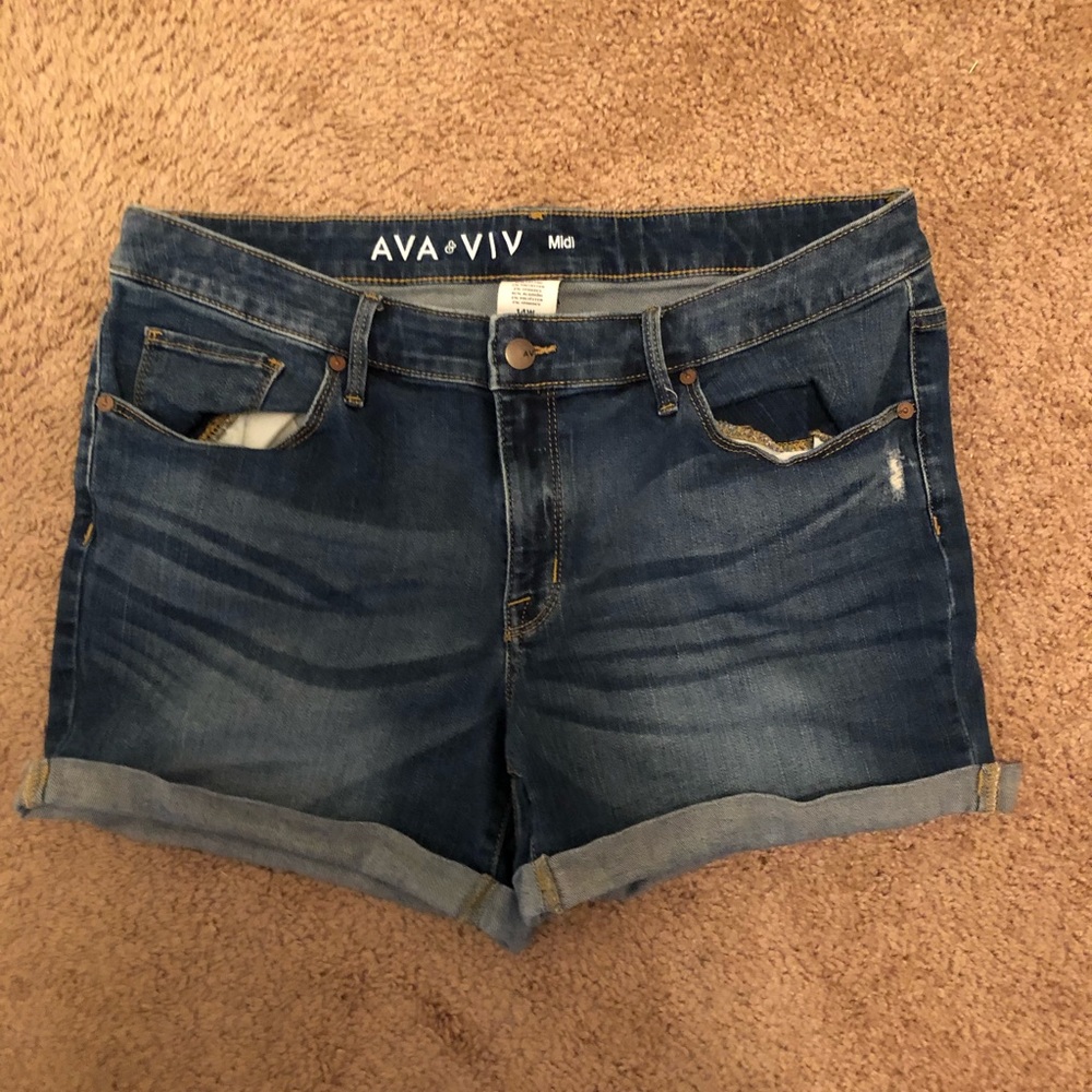 Midi shorts
